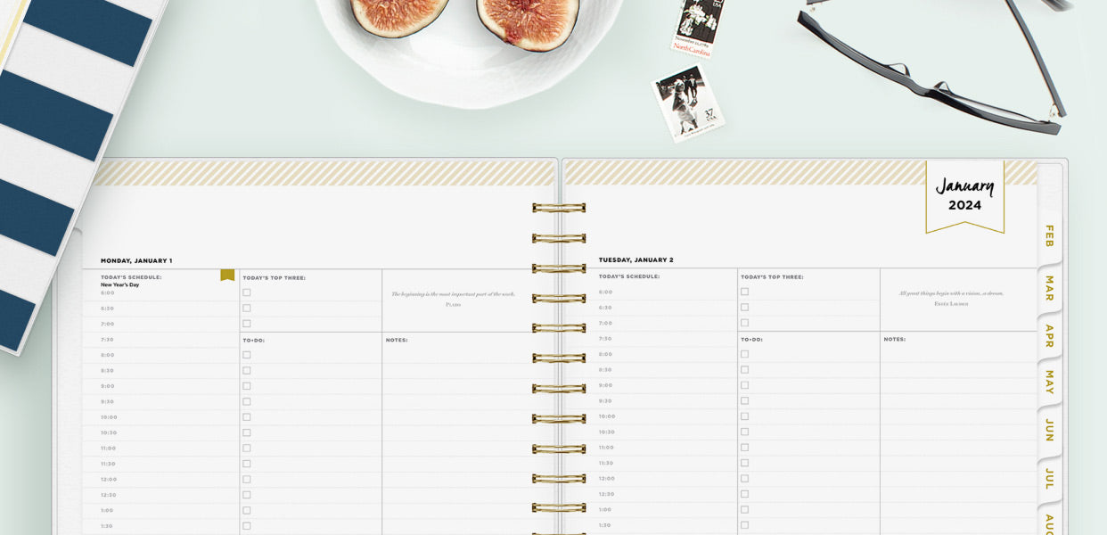 2024 Daily Planners – Blue Sky