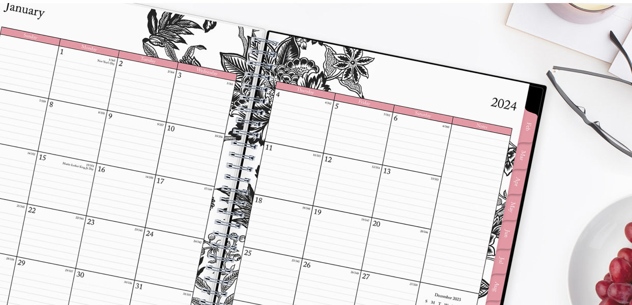 2024 Monthly Planners Blue Sky