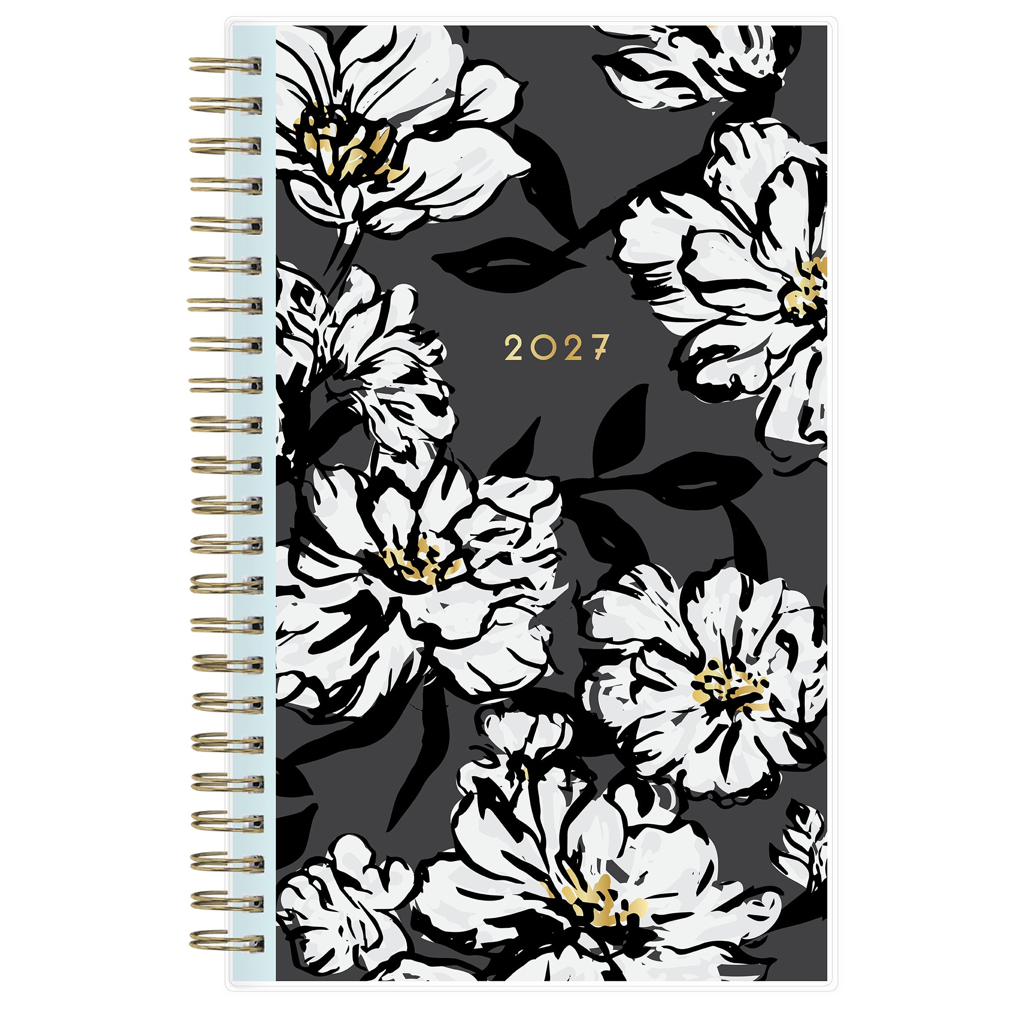 2027 blue sky planner featuring floral front cover in 5x8 size