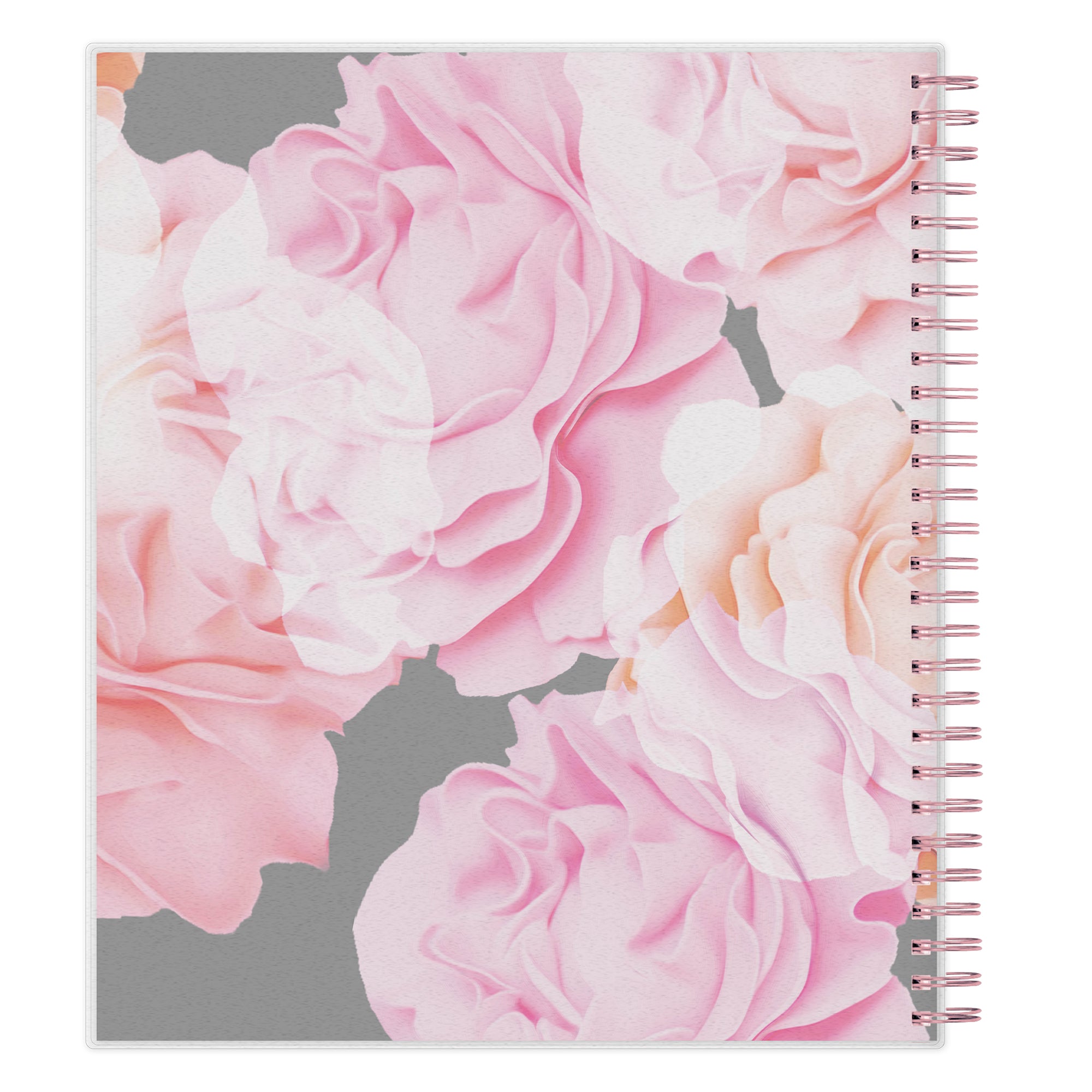 January 2026 - December 2026 monthly planner from Blue Sky features beautiful floral cover design with twin rose gold binding