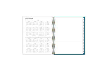 reference calendar, storage pocket, reference calendar and white monthly tabs