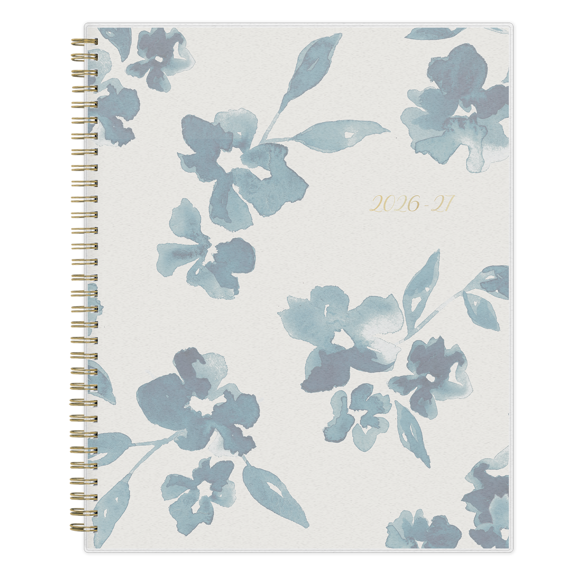 Bakah Blue 2026-2027 Weekly Monthly 8.5x11 Planning Calendar