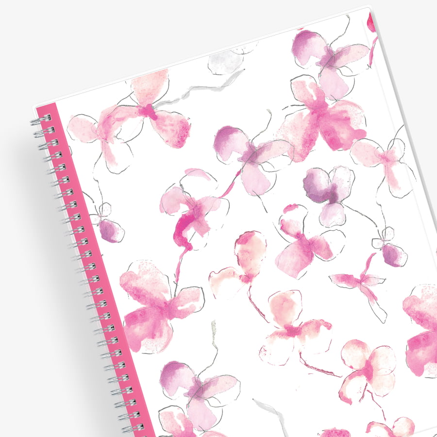 BCA Orchid 2026 Weekly Monthly 8.5x11 Planning Calendar