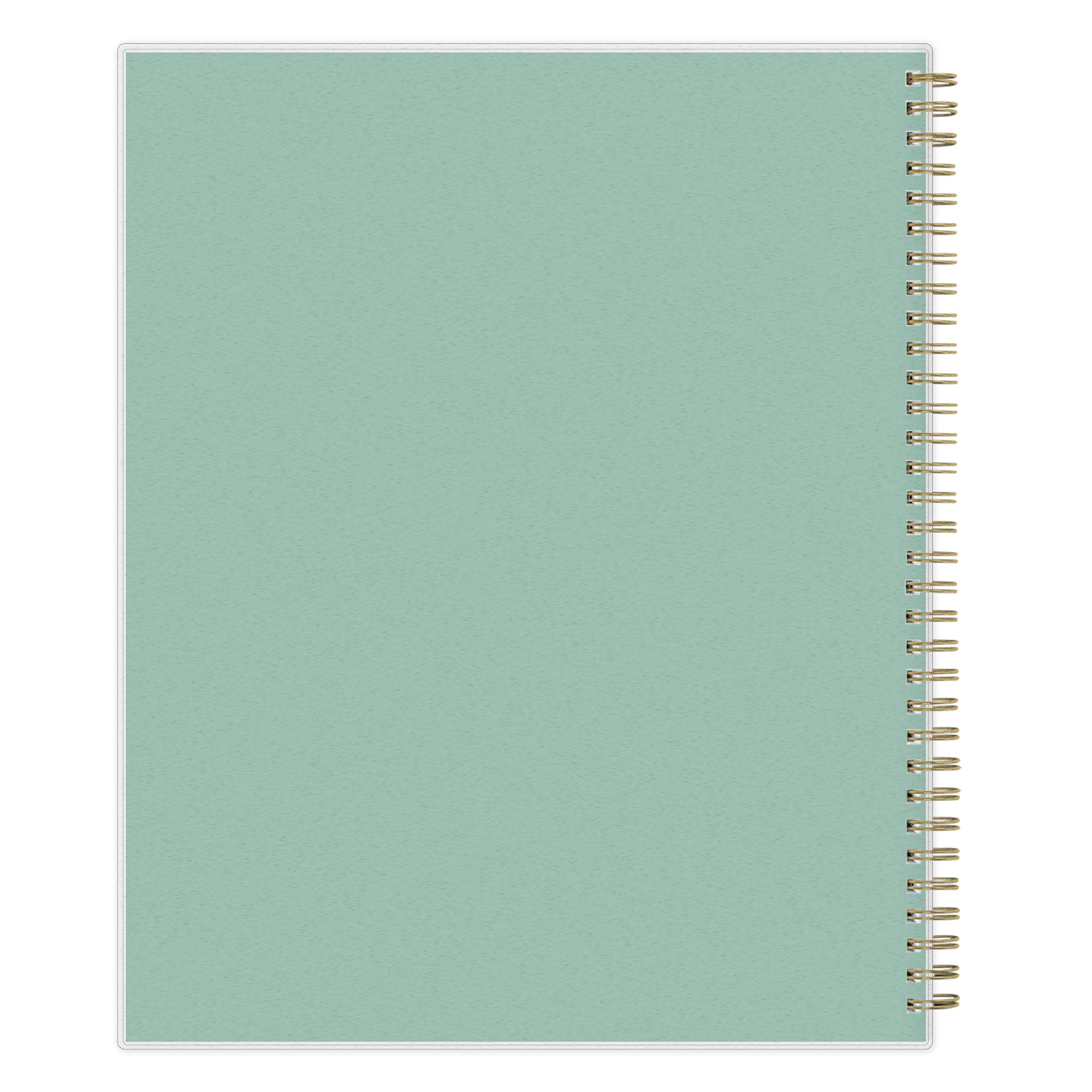 green back cover on this 8.5x11 planner
