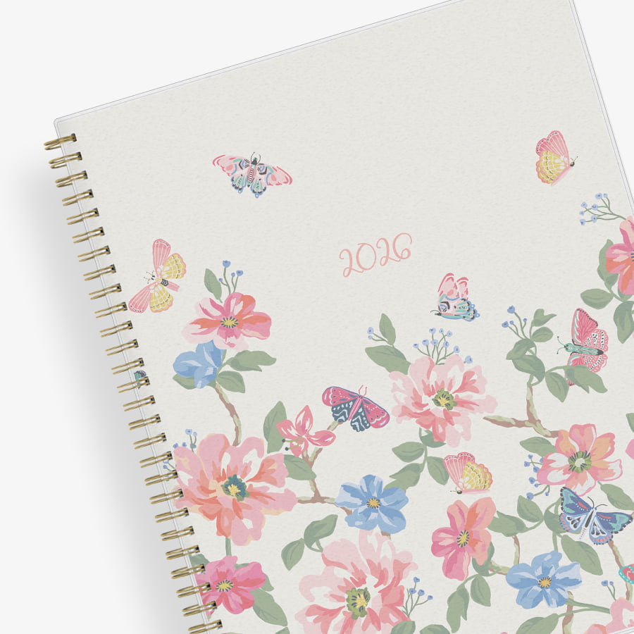 2026 Fly By 8.5x11 Weekly Monthly Planner - Blue Sky