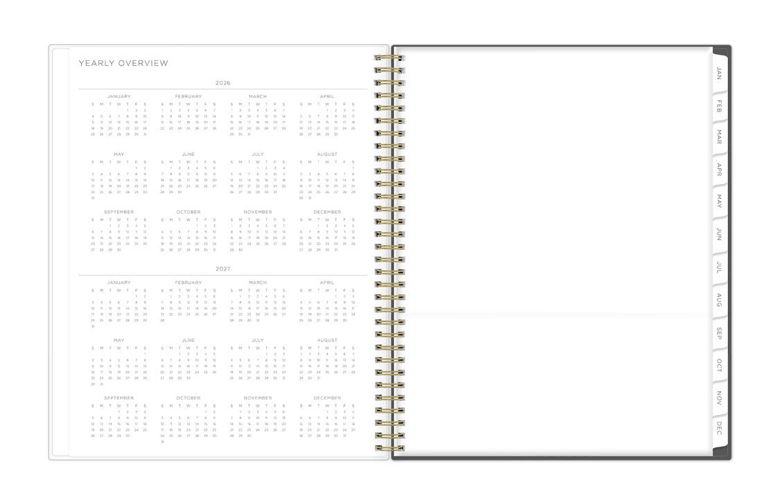 2026 and 2027 yearly reference calendar