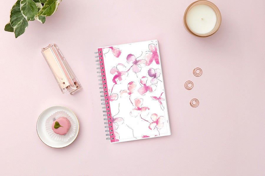 BCA Orchid 2026 Weekly Monthly 5x8 Planning Calendar