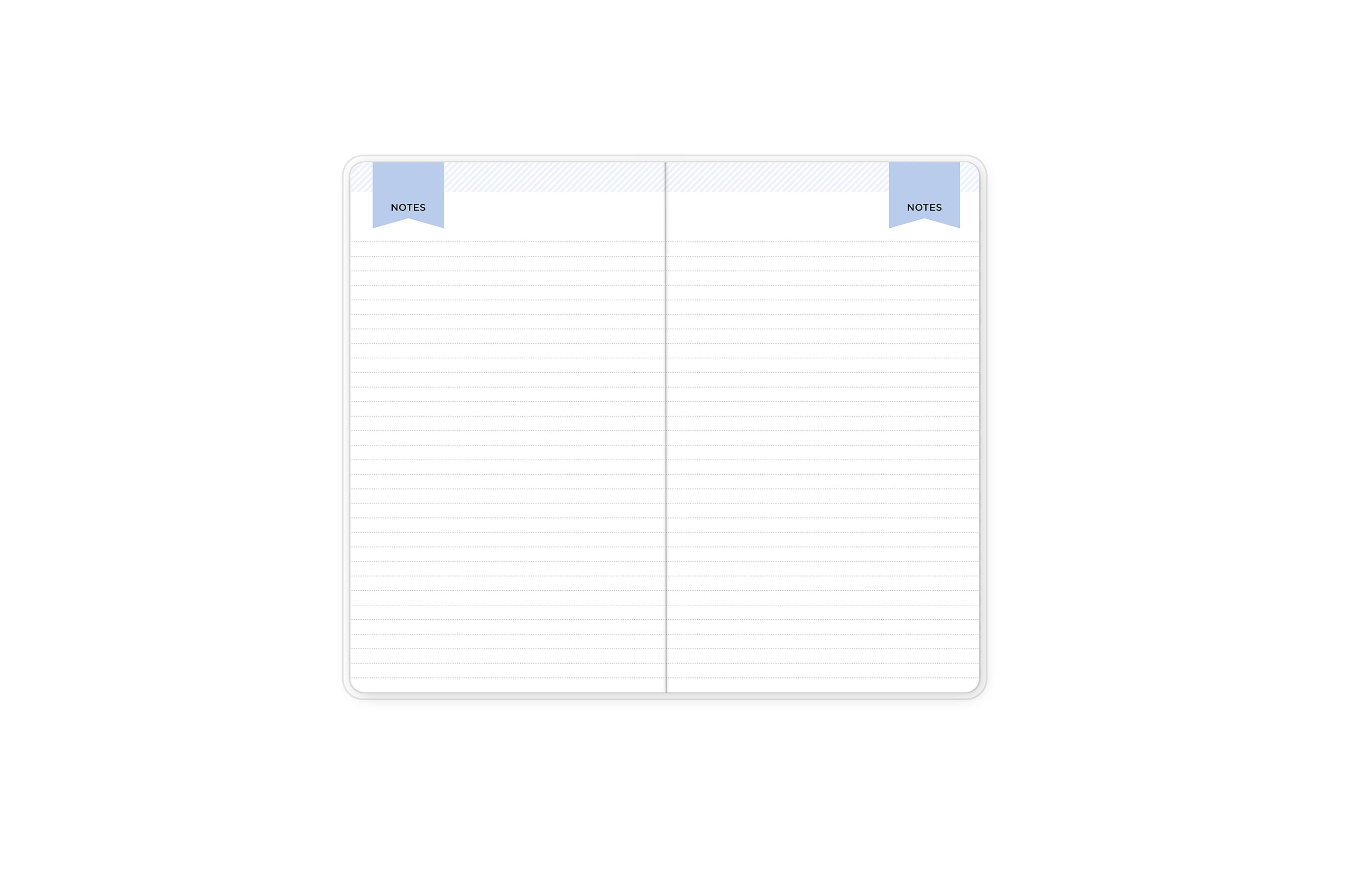 lined notes pages