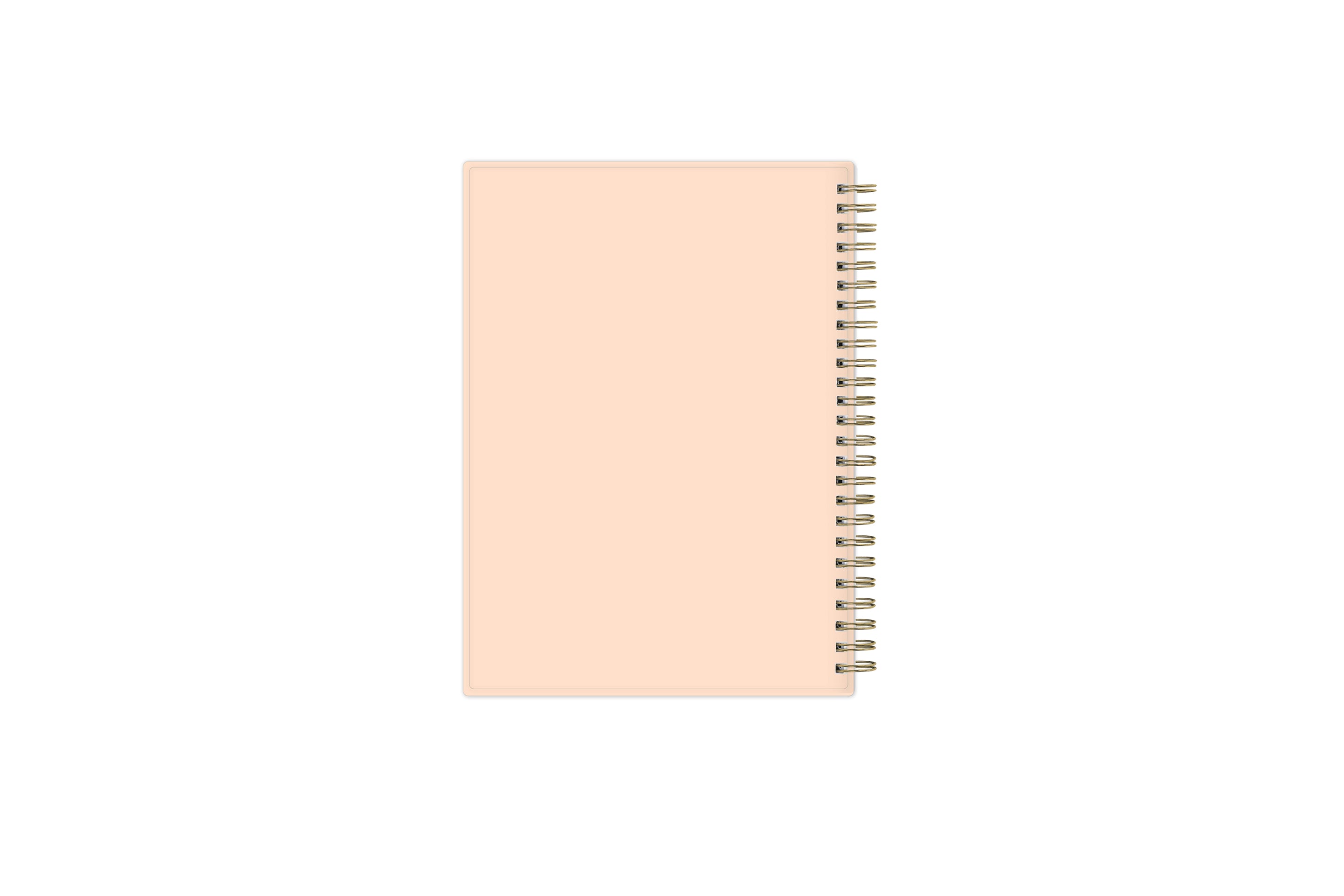 cream back cover 5x8 planner size