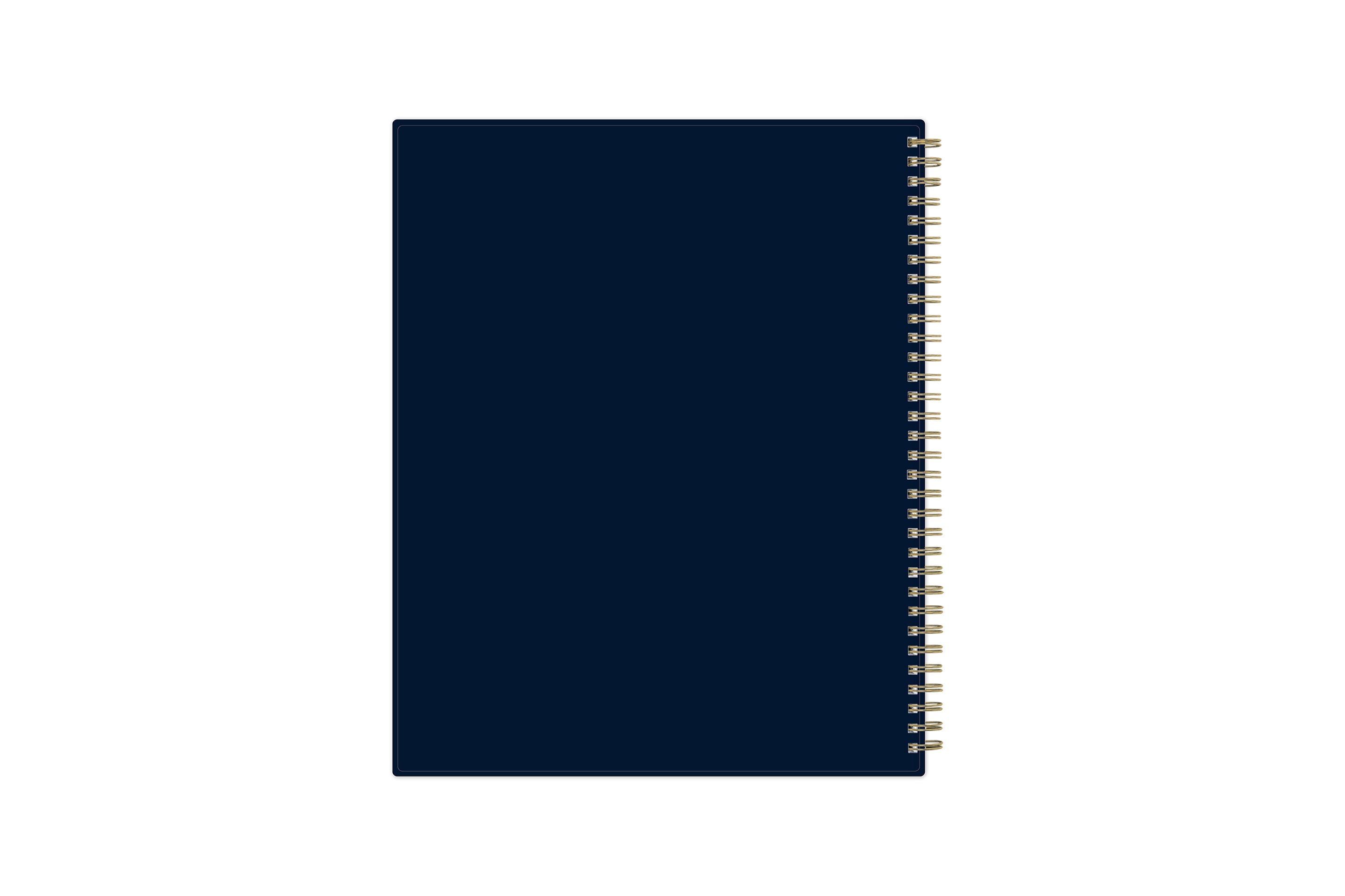 dark navy 8.5x11 gold wire-o