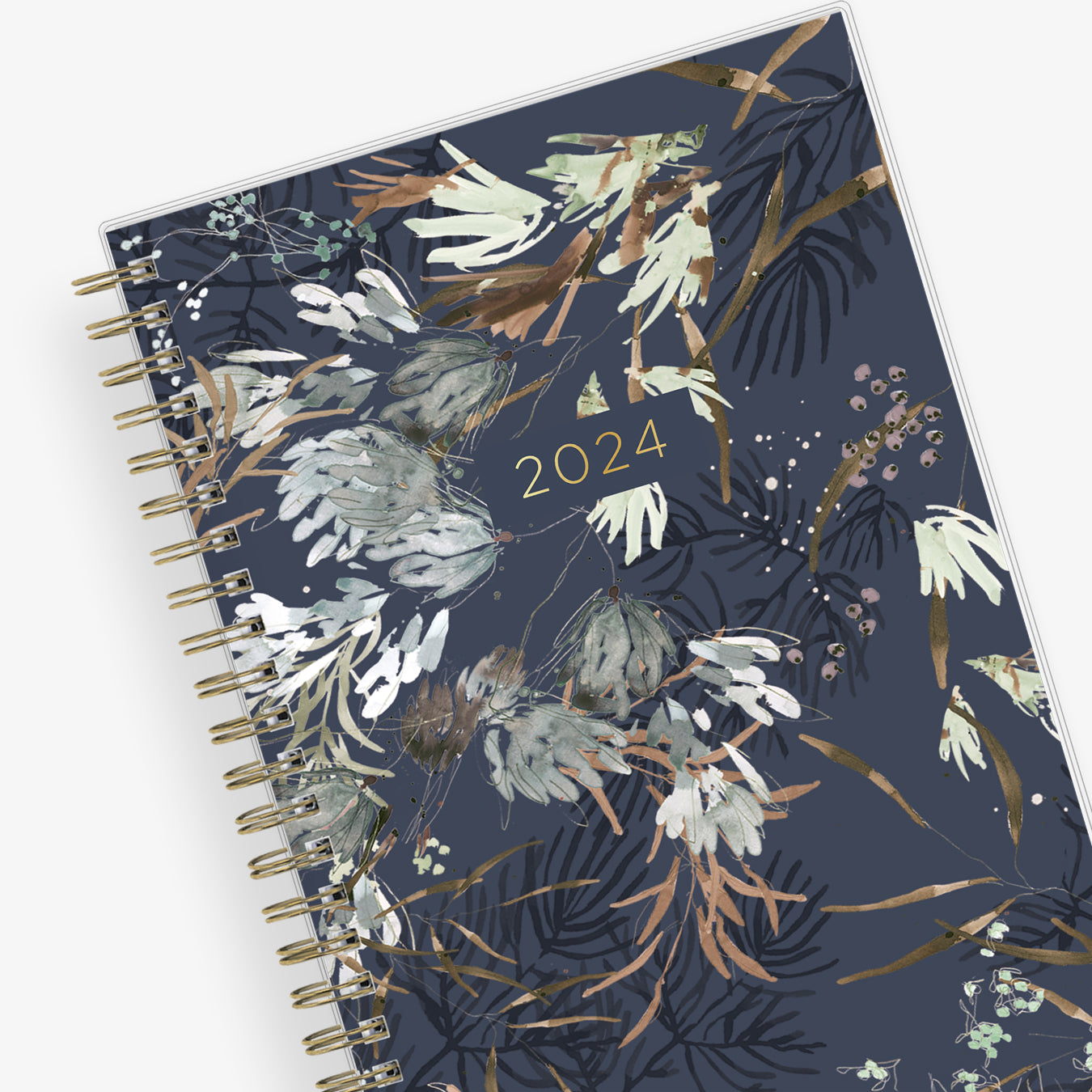 2024 weekly monthly planner featuring kelly ventura pattern front cover 5x8 planner size floral pattern