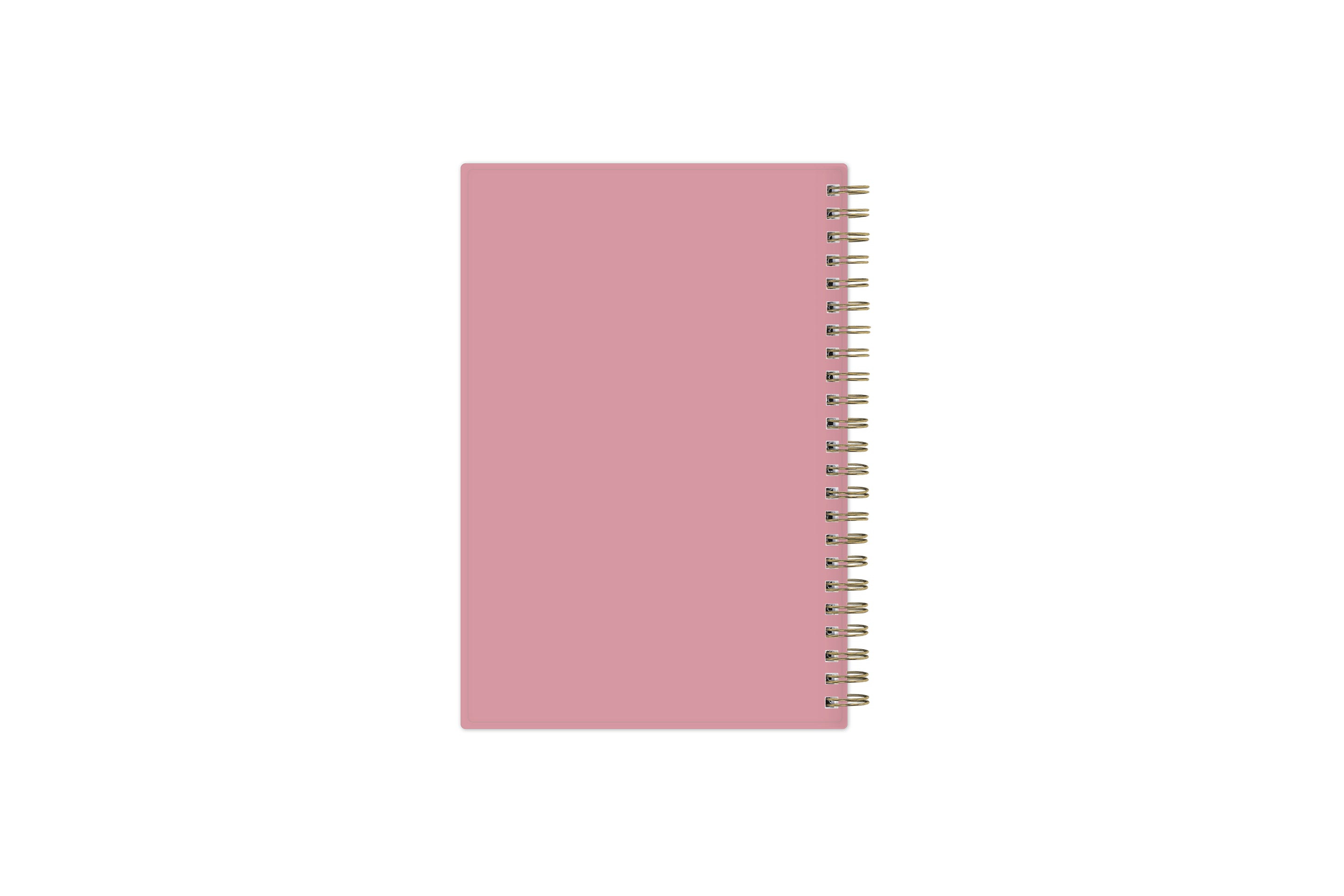 pink background gold wire-o