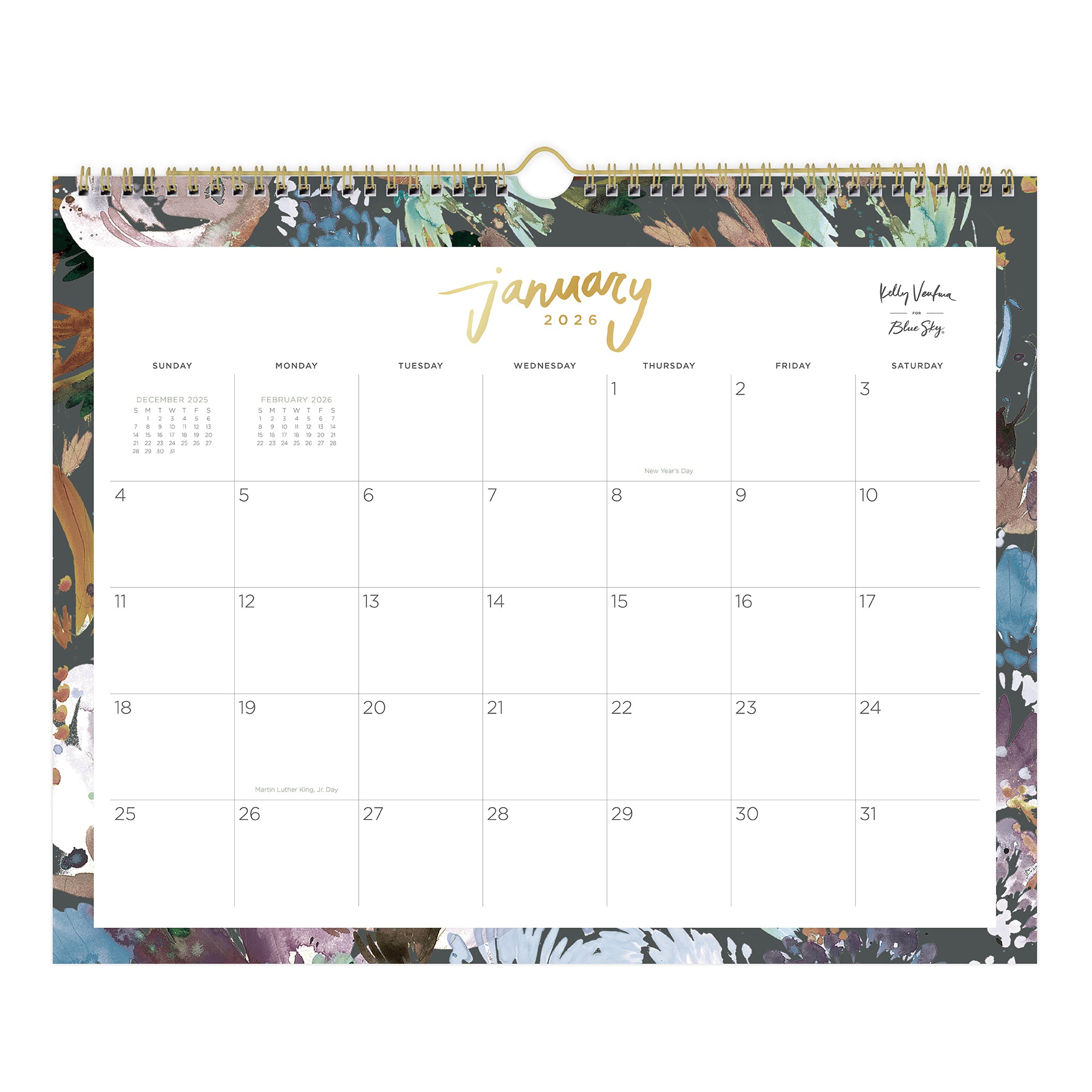january 2026 to december 2026 monthly wall calendar