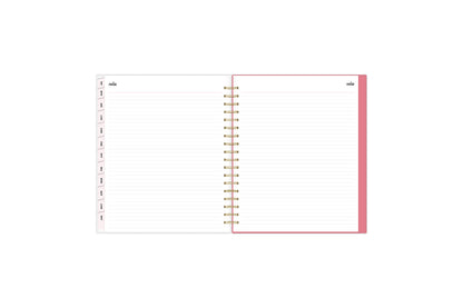 Lined notes pages on the  weekly monthly planner for July to June Lined notes pages on the  weekly monthly planner for July to June