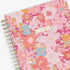 Multi shades of pink and orange florals on 8x10 daily planner size for July 2024- June 2025