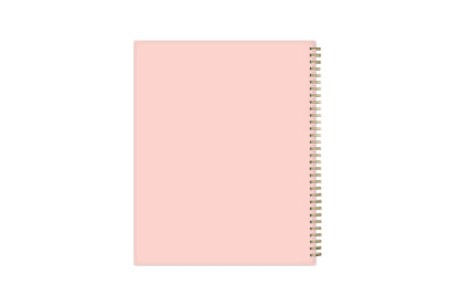 solid pink back cover 8.5x11 
