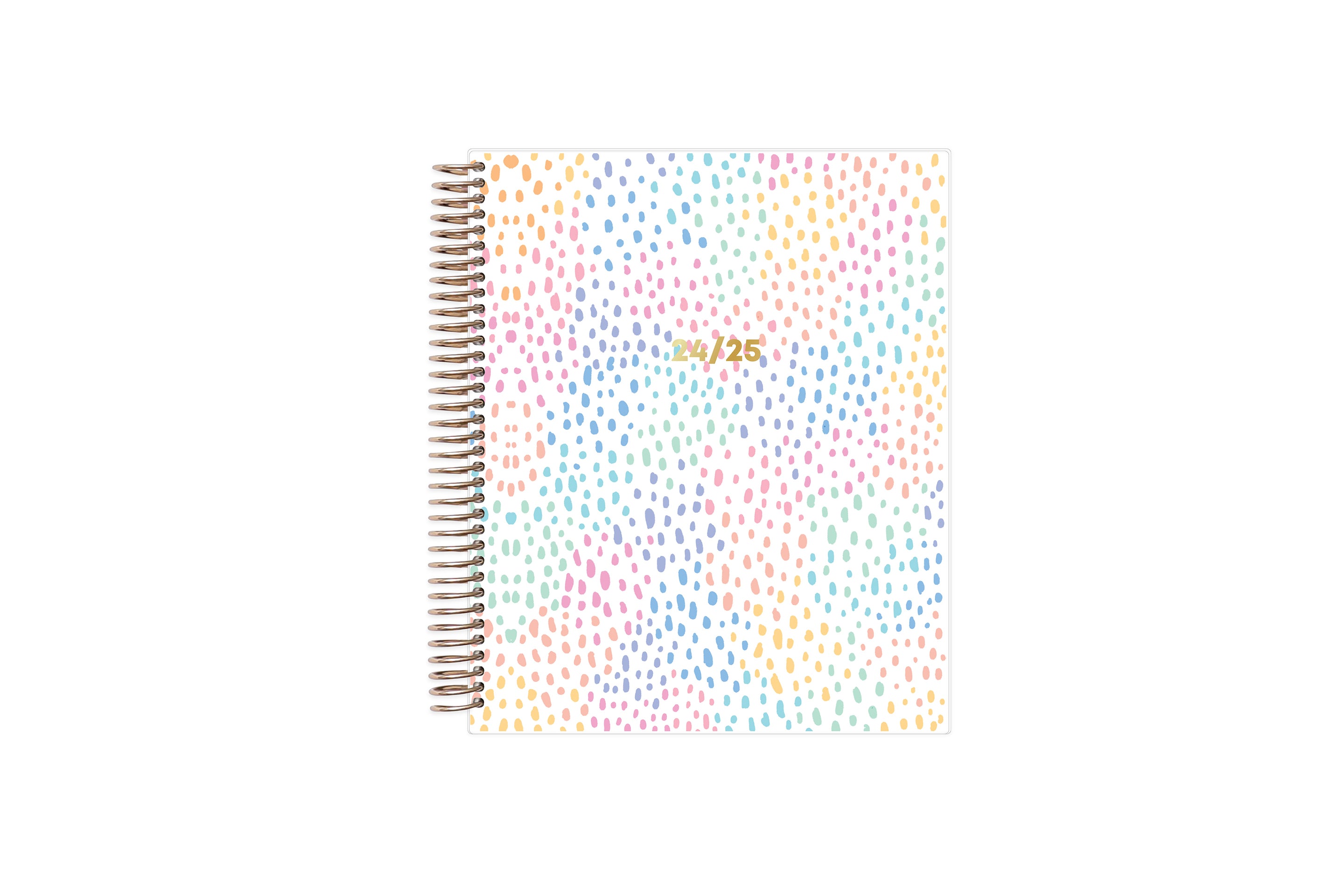 Livewell planner line featuring this awesome rainbow inspired dots weekly monthly academic planner