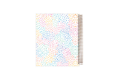 rainbow print back cover on 7x9 planner size