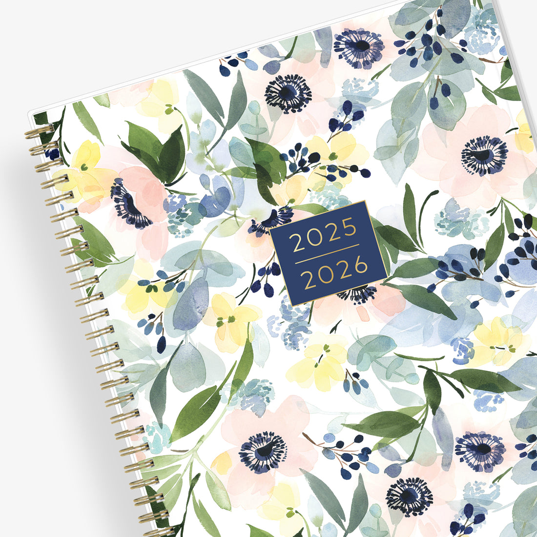 Anemones 2025-2026 Weekly and Monthly 8.5x11 Planning Calendar Yao Cheng