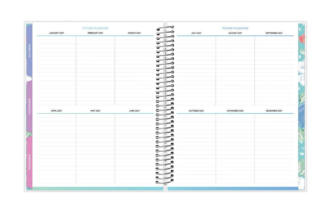 future planning for each month in 2027