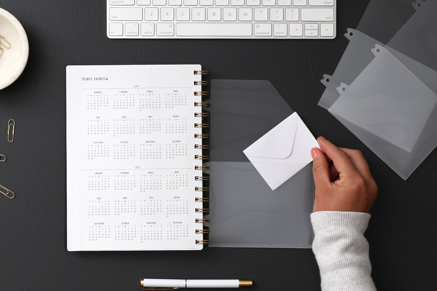 Snap-In Storage Pocket 5x8 3-Pack 2:1 Binding Ratio