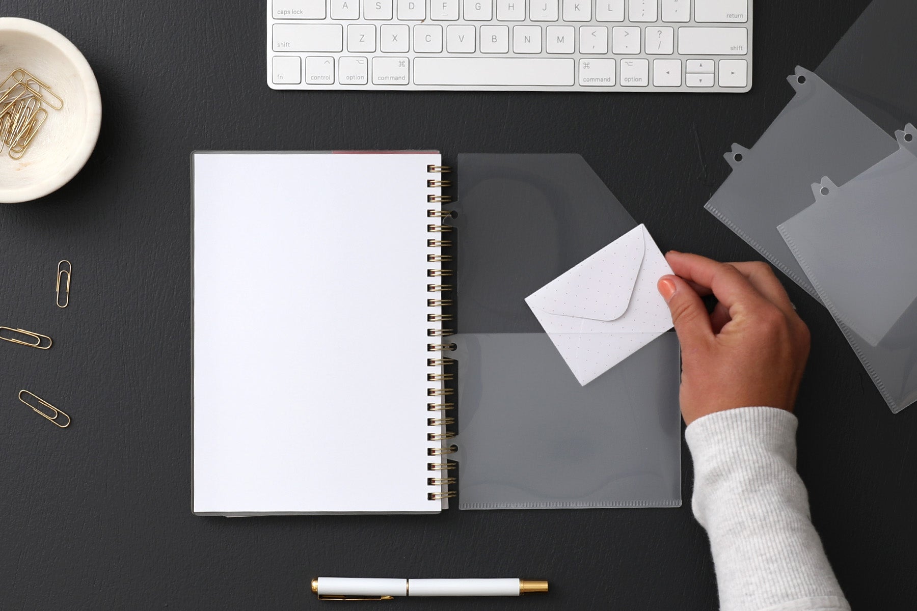 Snap-In Storage Pocket 5x8 3-Pack 3:1 Binding Ratio