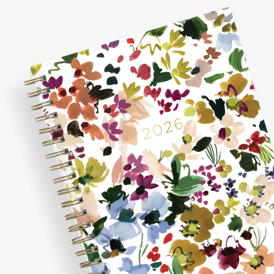 Floral notebook with &