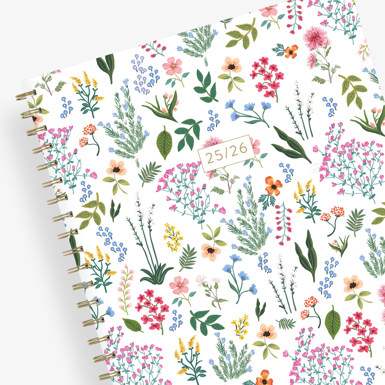 2025-2026 Academic Year Planner - 8.5" X 11" Weekly & Monthly Planner, July 2025 To June 2026, With Tabs & Pocket, Pink Flower