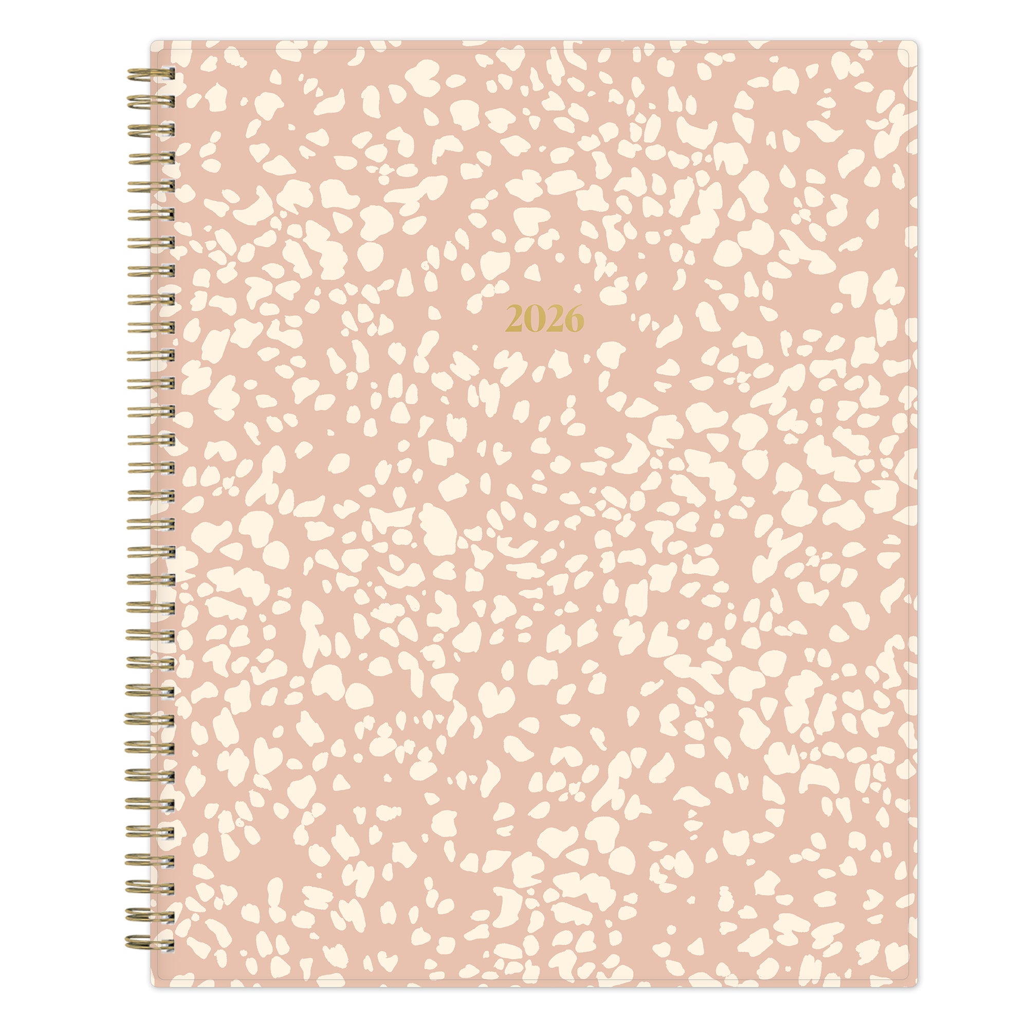 coral cover with white tiles across front cover