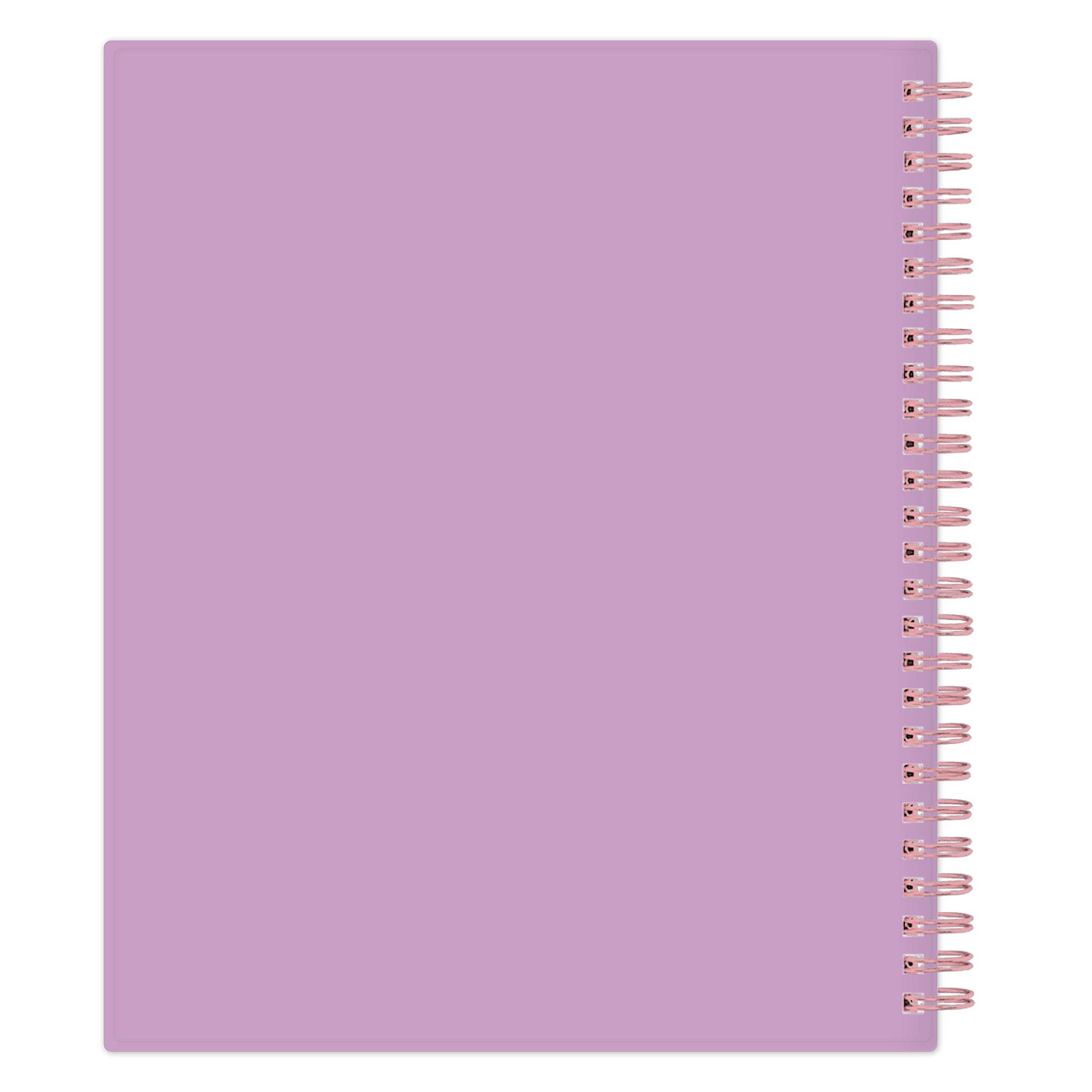 lavender back cover on this planner 7x9