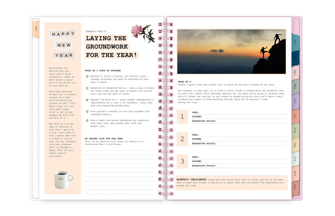 Gloria 2026 Weekly Planner Notes 5.875x8.625 WAAV Planning Calendar