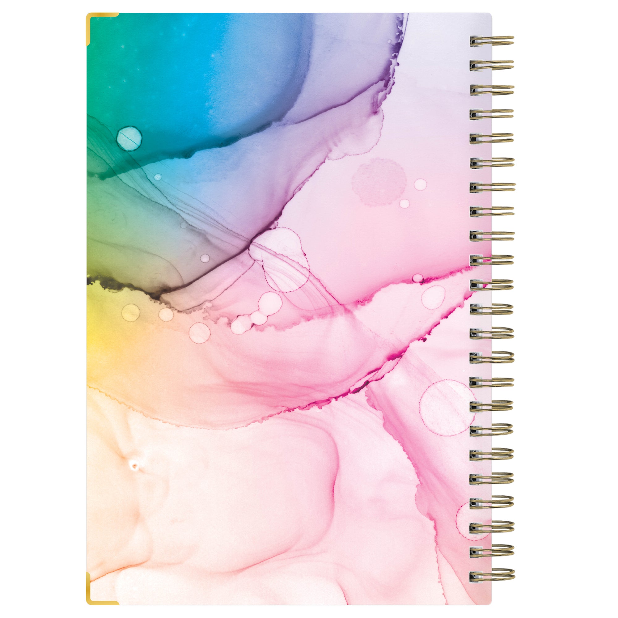 rainbow splash on this 2026 front cover and back cover