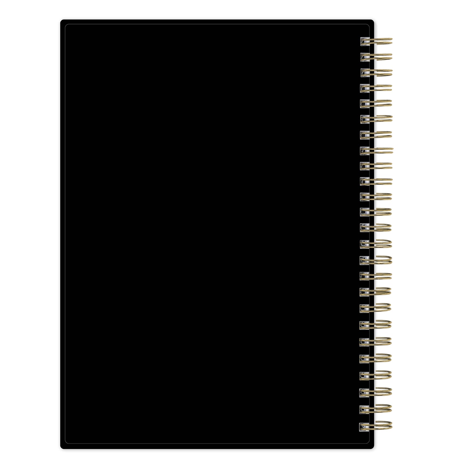 floral front cover planner notes and black backcover