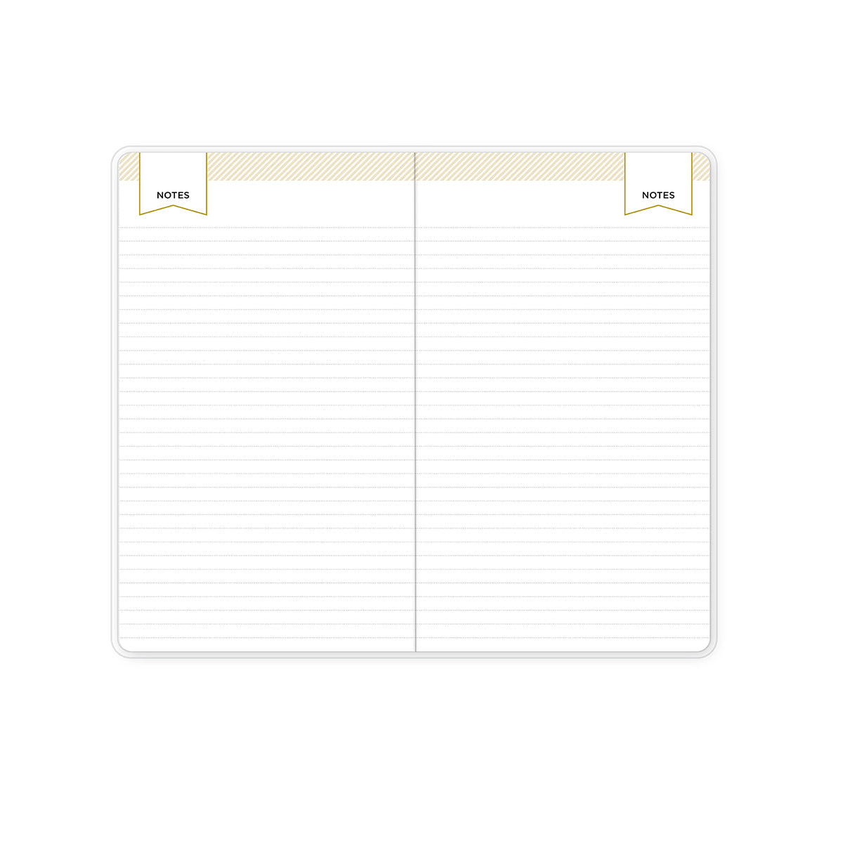 lined notes pages