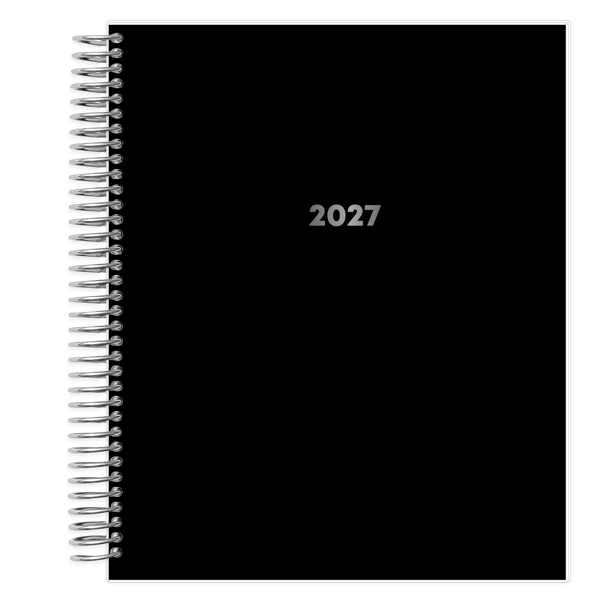black planner with &