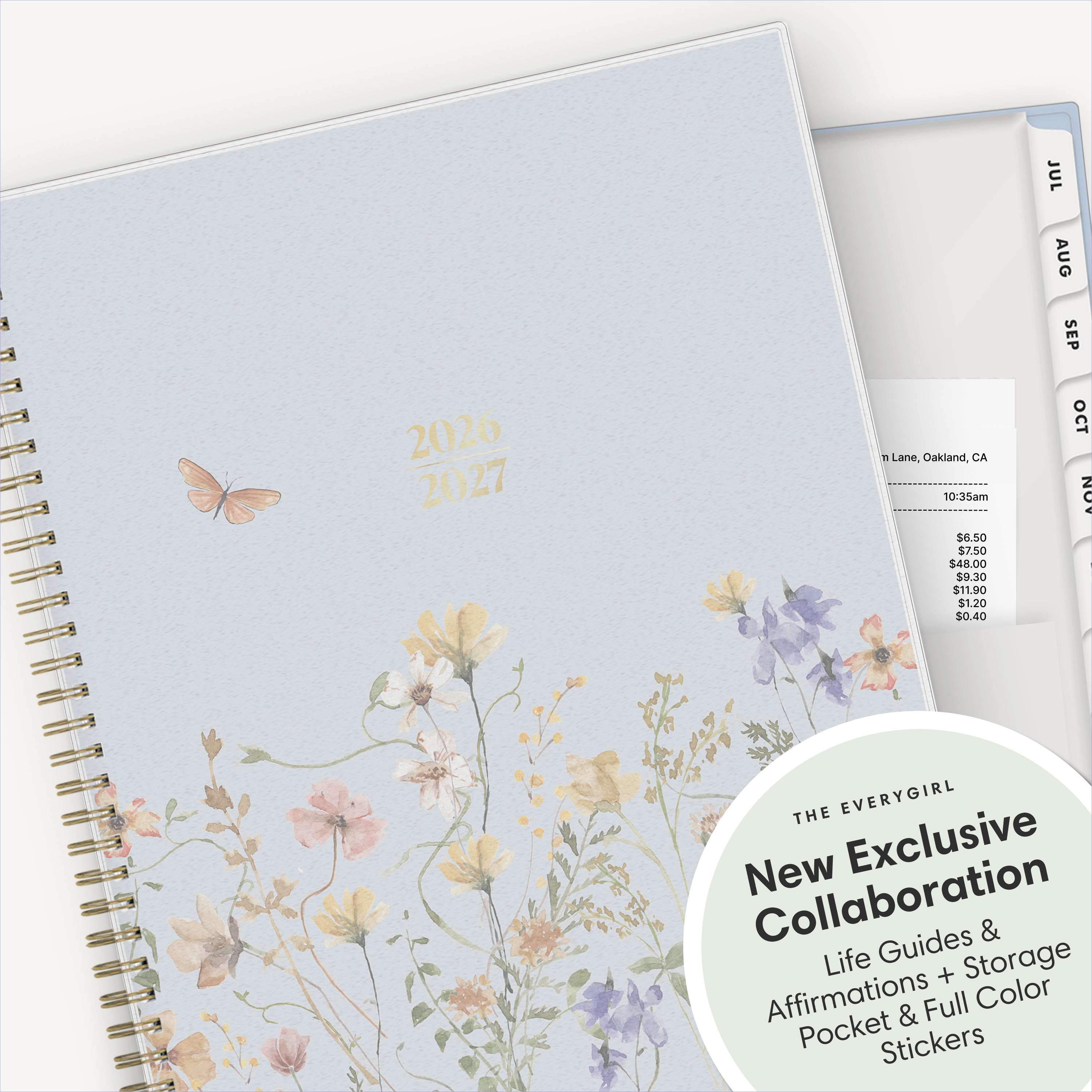 the academic planner features lots of content pages in addition to your monthly and weekly pages, yearly goals, contacts page