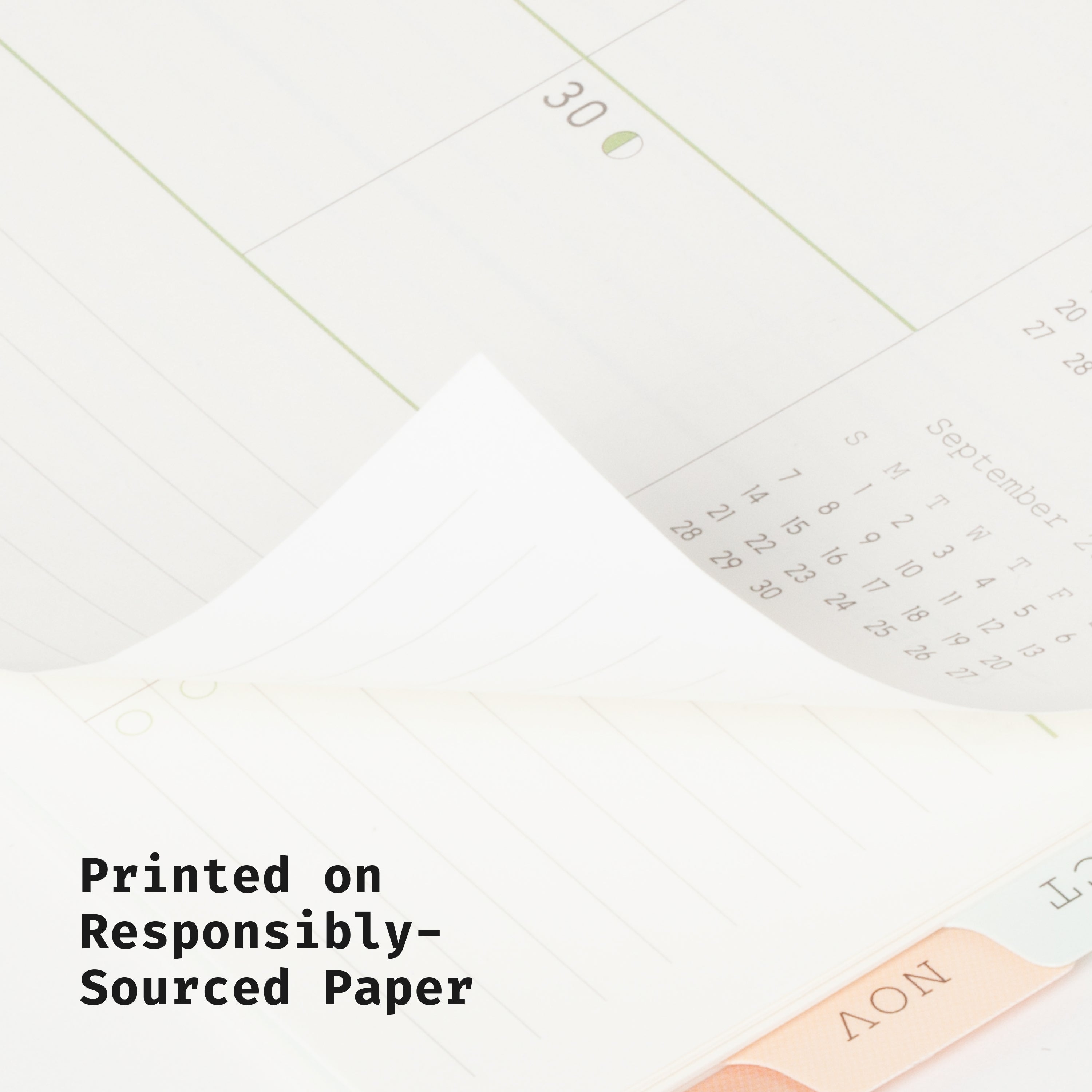 high definition photo of the planner printed with quality flexible cover.