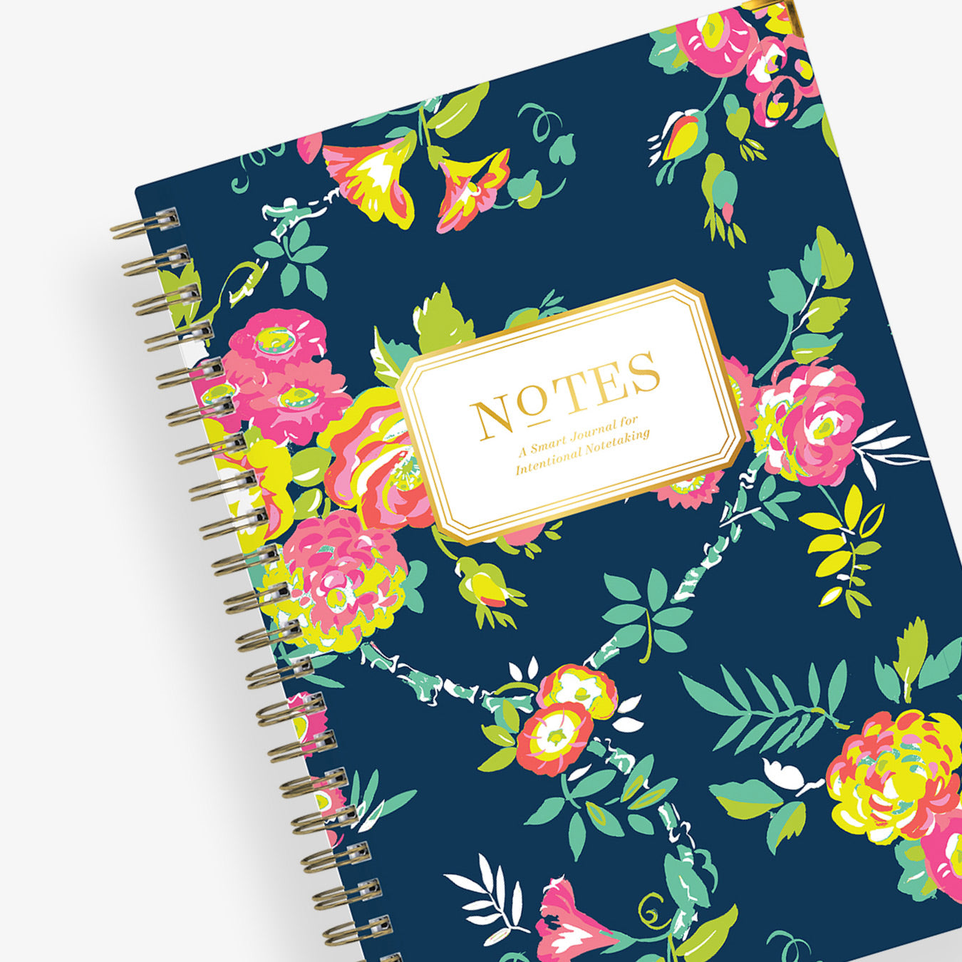 Navy Floral Five Year Journal Written 1 Line a Day – Aquablue