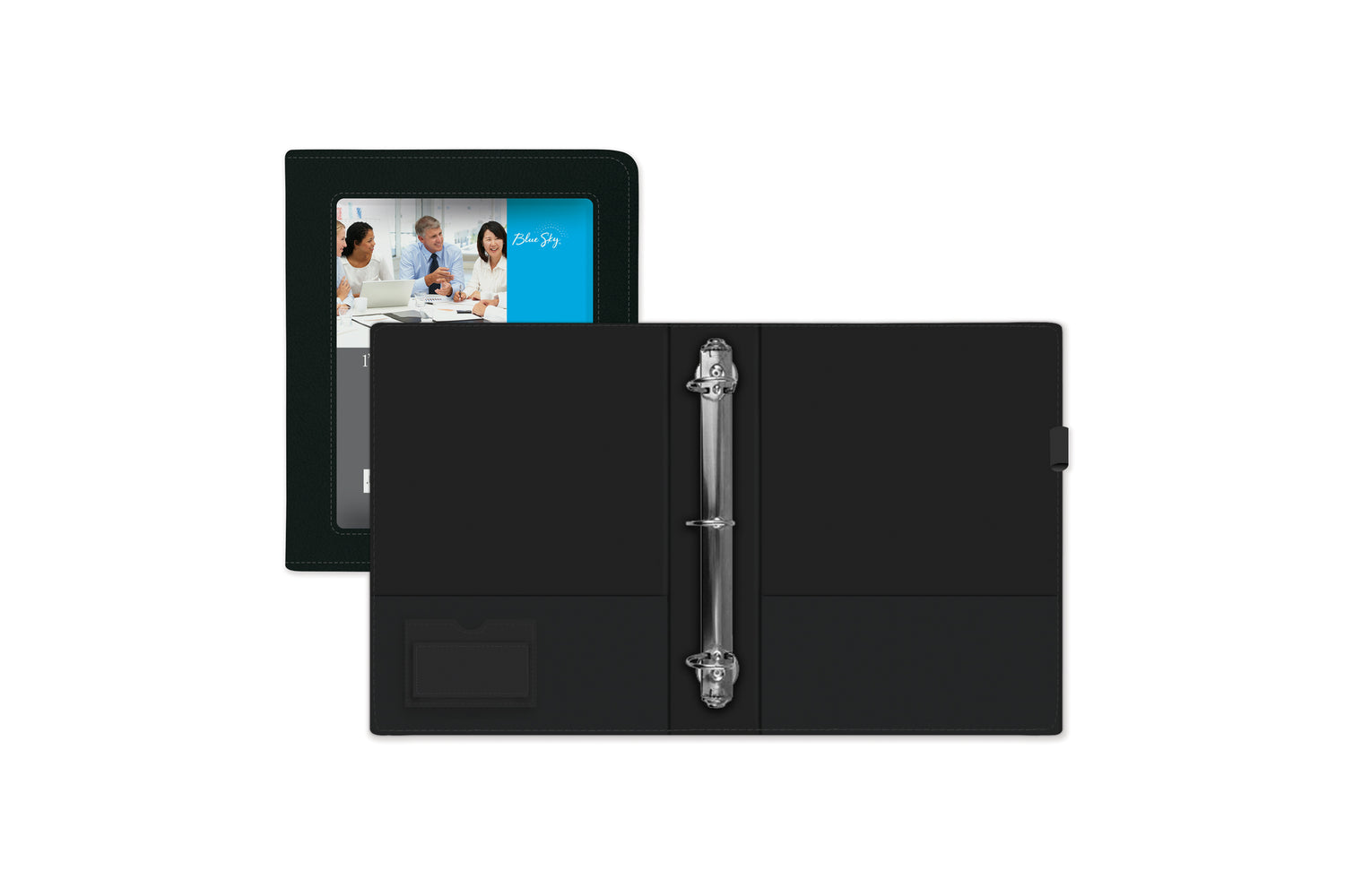 Proview Legacy Black 8.5 x 11 Binder 1.5" Rings 6-Pack