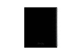 2023-2024 weekly monthly academic school planner featuring twin wire-o binding and a solid black back cover in 8.5x11 planner size