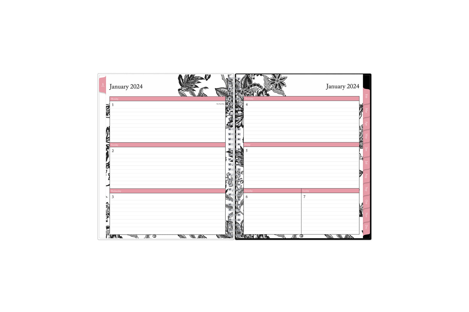 Featuring a 2024 planner from Blue Sky, this planner&