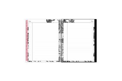 weekly monthly featuring ample lined writing space