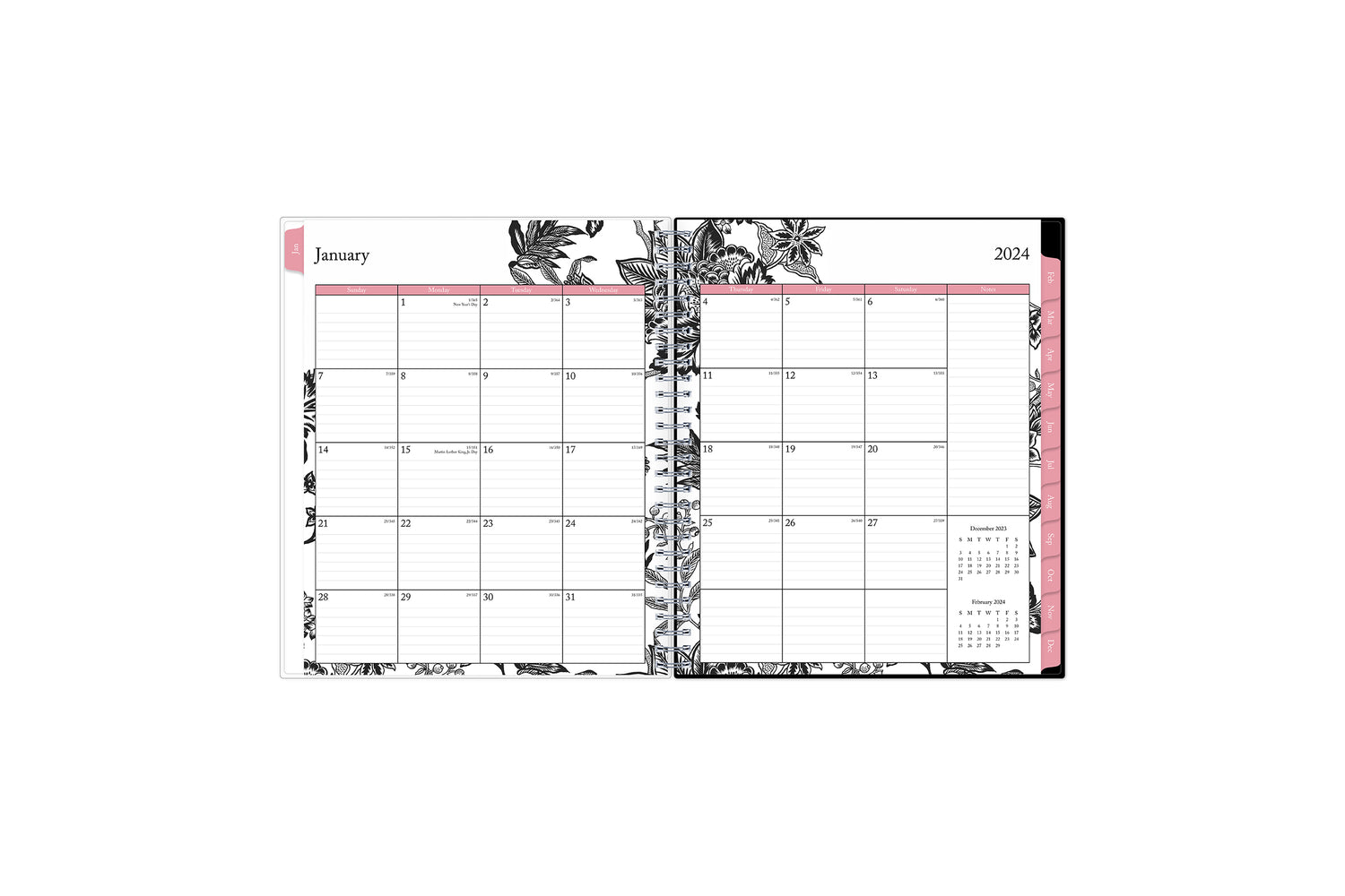 Analeis 2024 Monthly 8x10 Planner – Blue Sky