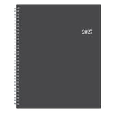 8.5x11 planner in charcoal grey for January 2027 to December 2027. weekly monthly