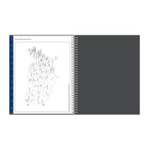 states and capitals listed for this weekly monthly planner with map of USA