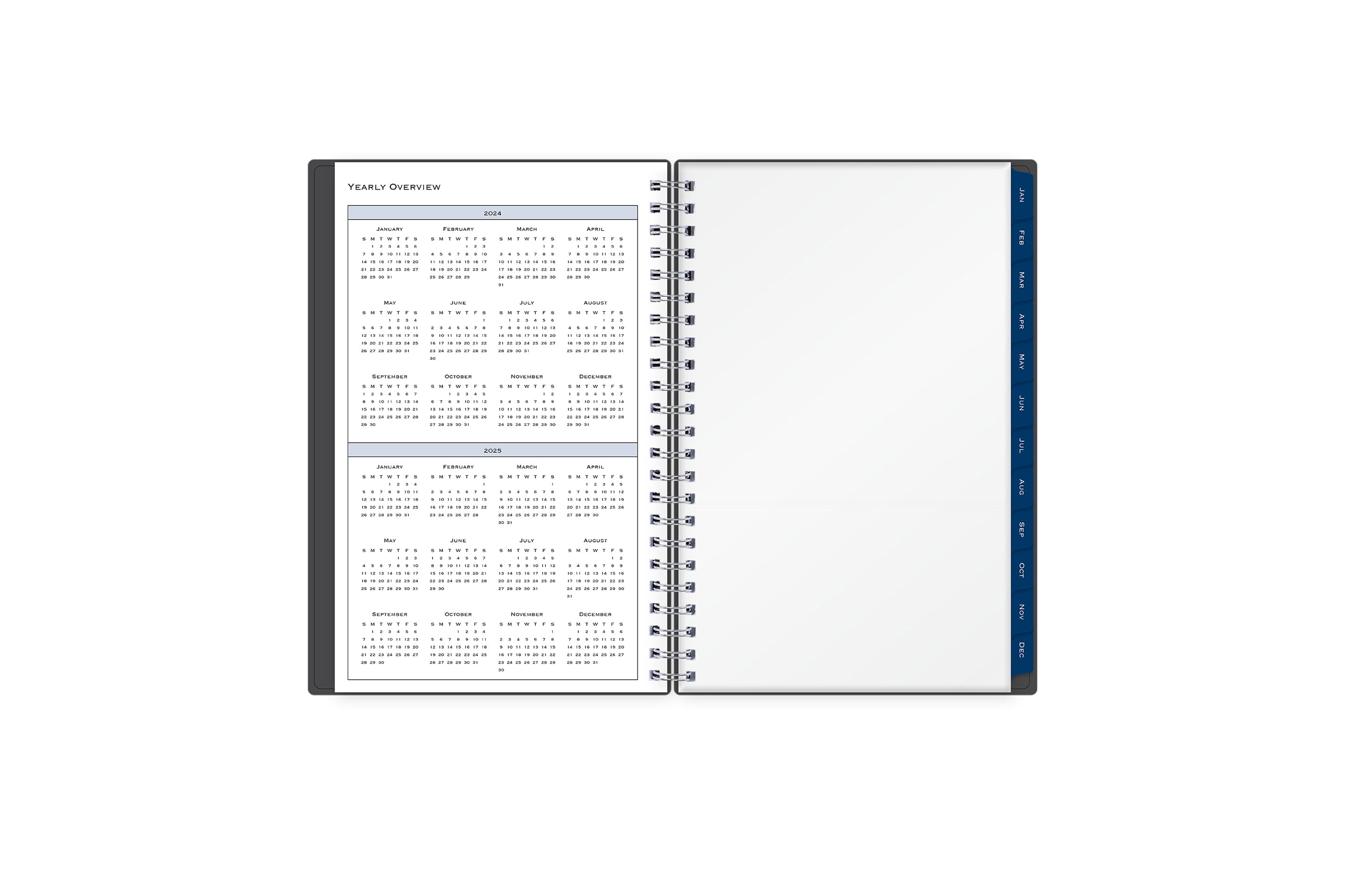 reference calendar 2024 and 2025