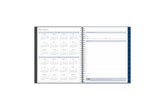 This 8x10 2024 monthly planner featuring a yearly overview for both 2024 and 2025, a yearly goals recap to review end of the year, and contact page.