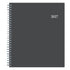 january 2027 to december 2027 planner featuring a charcoal front cover in 8x10 size with monthly format.