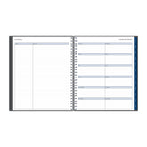 contacts page lined and important dates on the right for this 2027 8x10 monthly planner