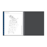 states and capitals listed for this weekly monthly planner with map of USA